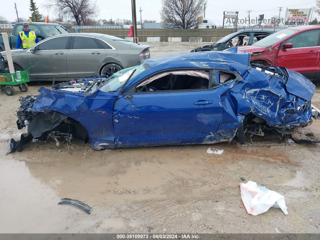 2020 Chevrolet Camaro Rwd  Lt1 Blue vin: 1G1FF1R75L0110554