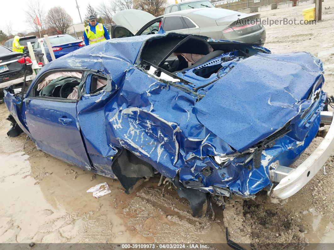 2020 Chevrolet Camaro Rwd  Lt1 Blue vin: 1G1FF1R75L0110554