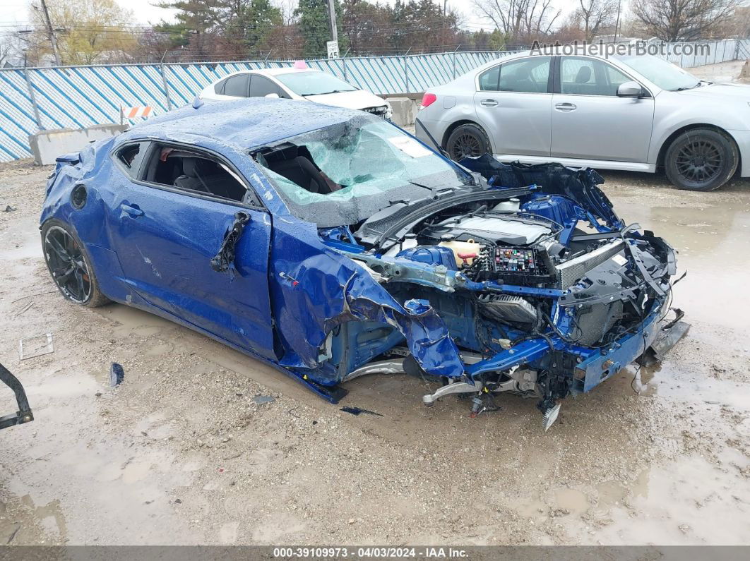 2020 Chevrolet Camaro Rwd  Lt1 Blue vin: 1G1FF1R75L0110554