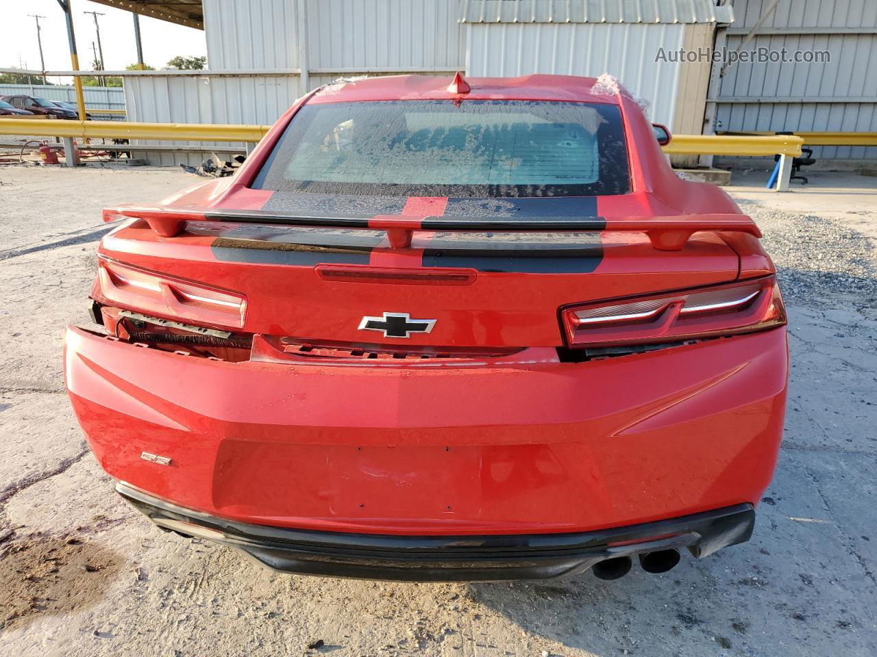 2017 Chevrolet Camaro Ss Red vin: 1G1FF1R76H0164498