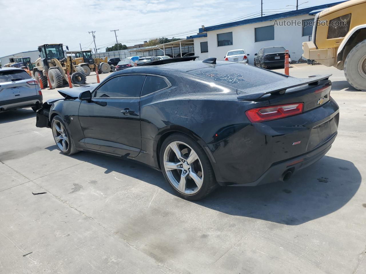 2018 Chevrolet Camaro Ss Black vin: 1G1FF1R76J0115954