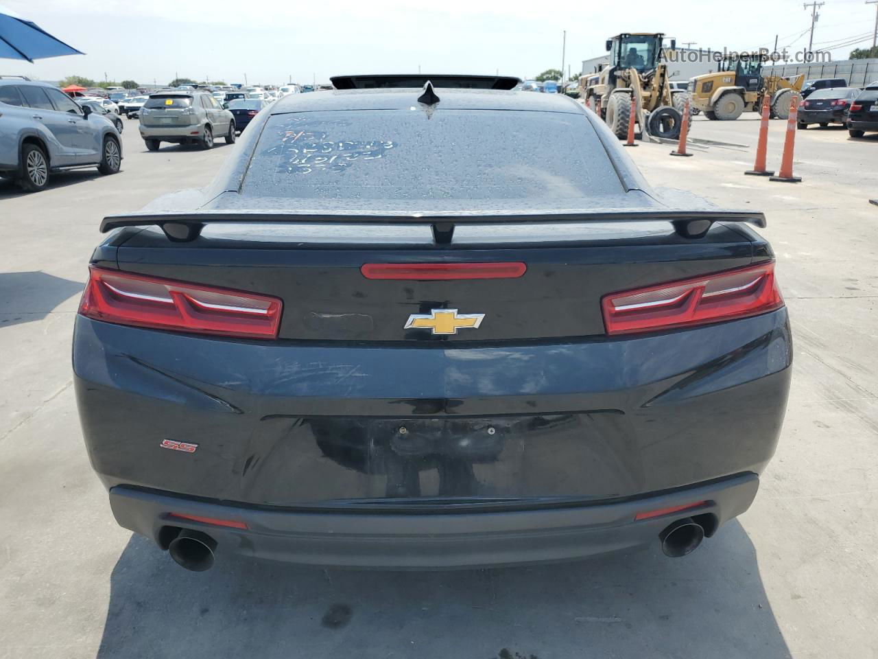 2018 Chevrolet Camaro Ss Black vin: 1G1FF1R76J0115954