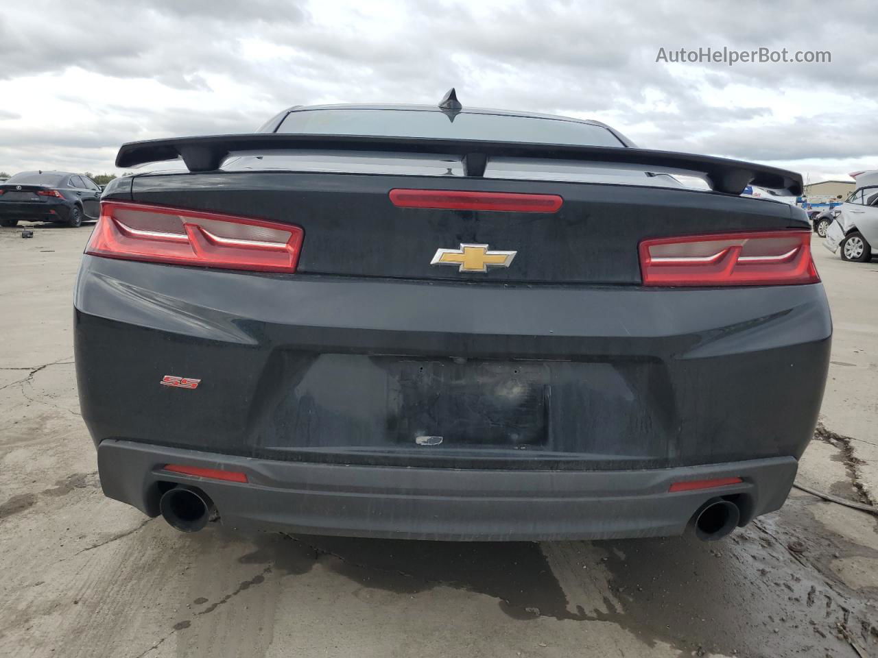 2018 Chevrolet Camaro Ss Black vin: 1G1FF1R76J0119115