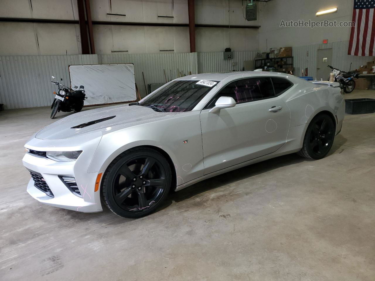 2018 Chevrolet Camaro Ss Silver vin: 1G1FF1R76J0124623