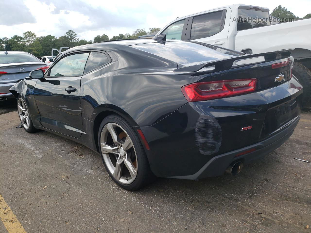 2018 Chevrolet Camaro Ss Black vin: 1G1FF1R76J0132561