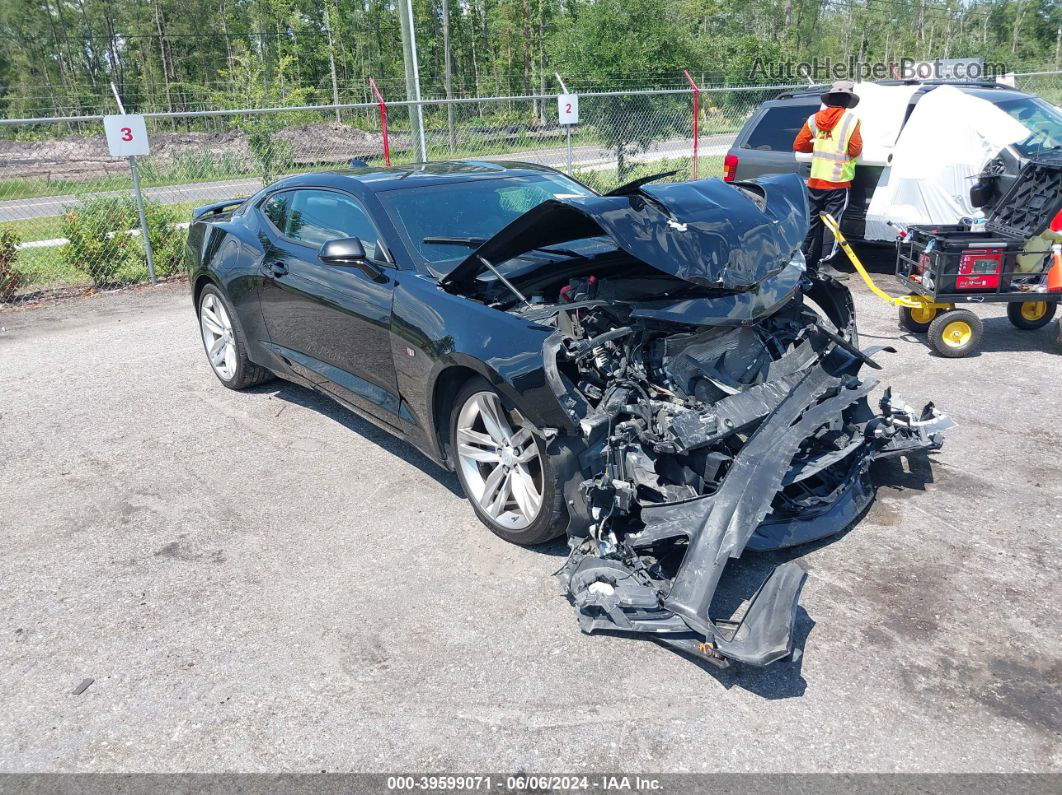 2018 Chevrolet Camaro 1ss Black vin: 1G1FF1R76J0165558