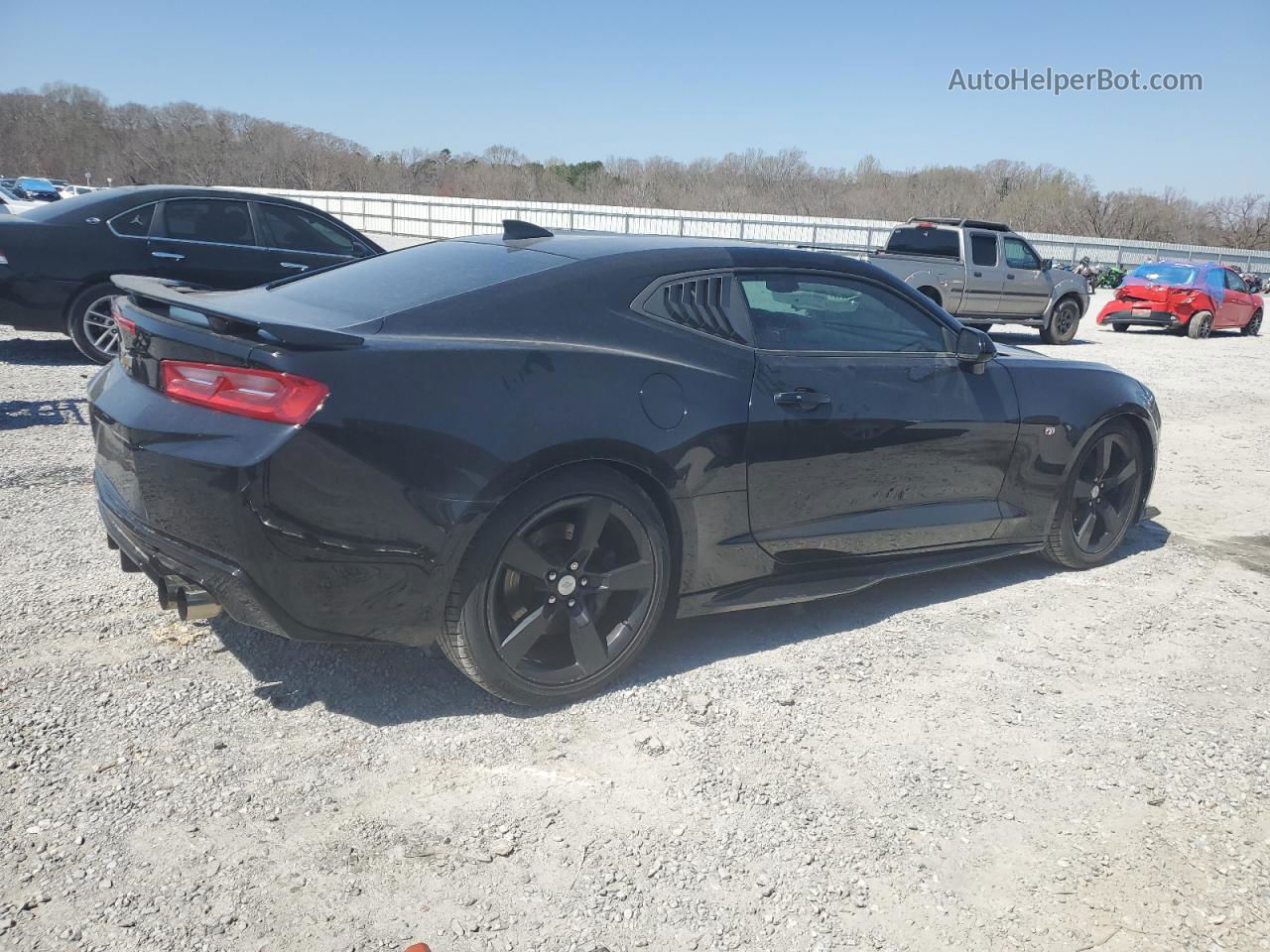 2018 Chevrolet Camaro Ss Black vin: 1G1FF1R77J0110584