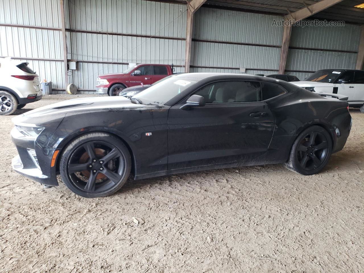 2018 Chevrolet Camaro Ss Black vin: 1G1FF1R77J0111766