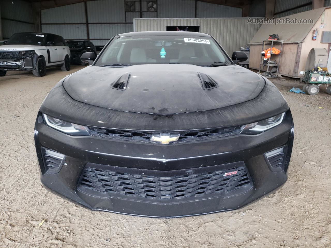 2018 Chevrolet Camaro Ss Black vin: 1G1FF1R77J0111766