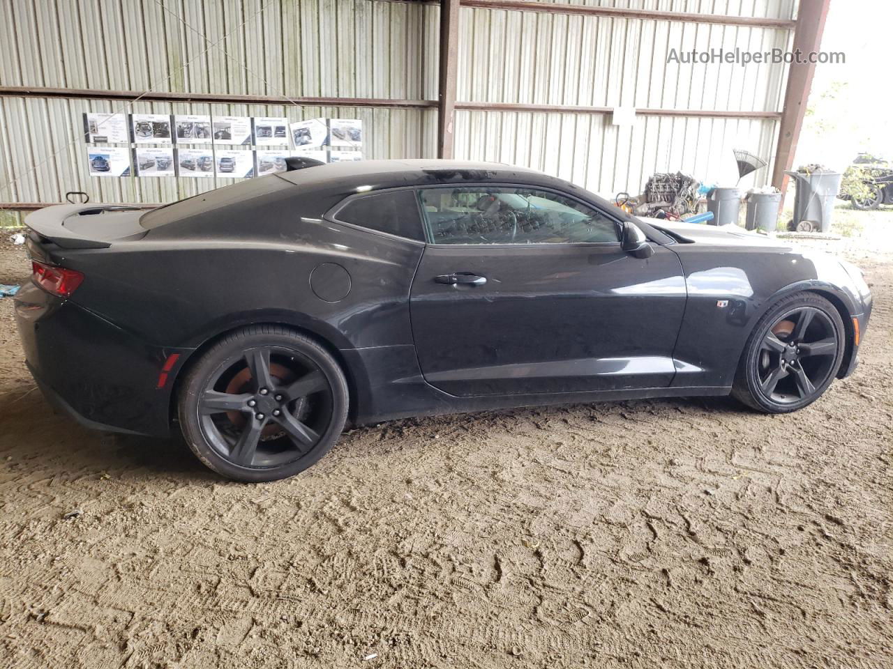 2018 Chevrolet Camaro Ss Black vin: 1G1FF1R77J0111766