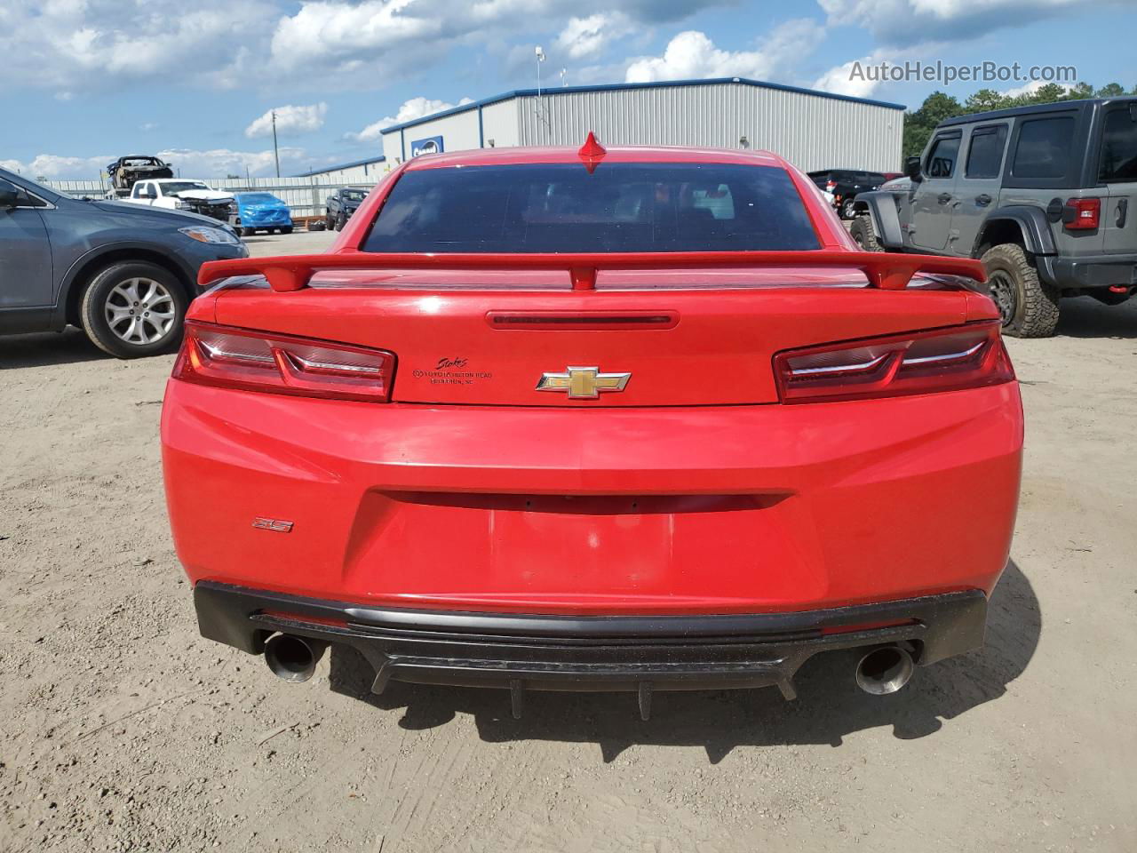 2018 Chevrolet Camaro Ss Red vin: 1G1FF1R77J0123612