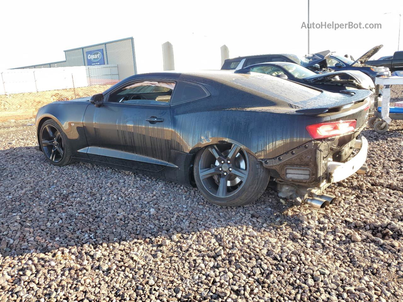 2018 Chevrolet Camaro Ss Black vin: 1G1FF1R77J0141656