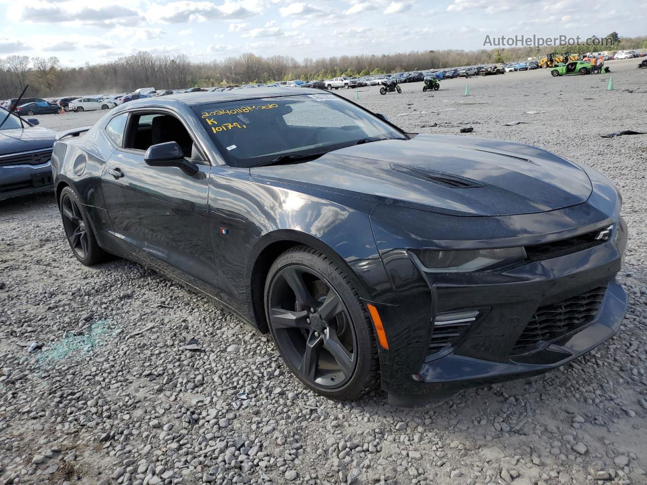 2017 Chevrolet Camaro Ss Black vin: 1G1FF1R78H0101791