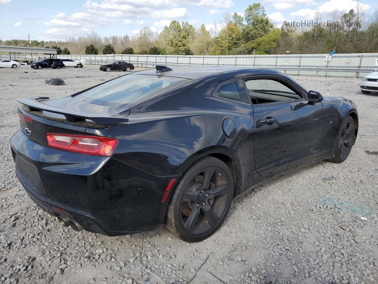 2017 Chevrolet Camaro Ss Black vin: 1G1FF1R78H0101791