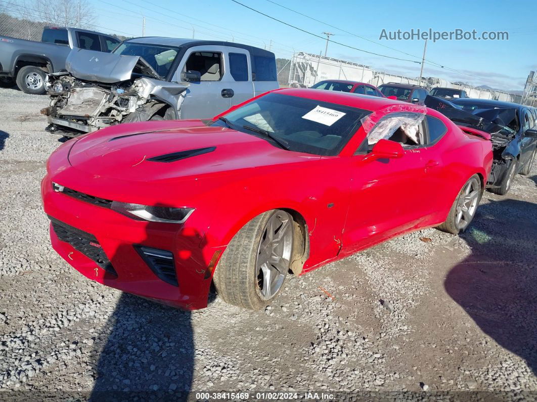 2017 Chevrolet Camaro 1ss Red vin: 1G1FF1R78H0104433