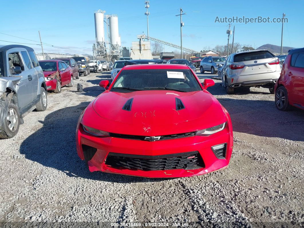 2017 Chevrolet Camaro 1ss Red vin: 1G1FF1R78H0104433