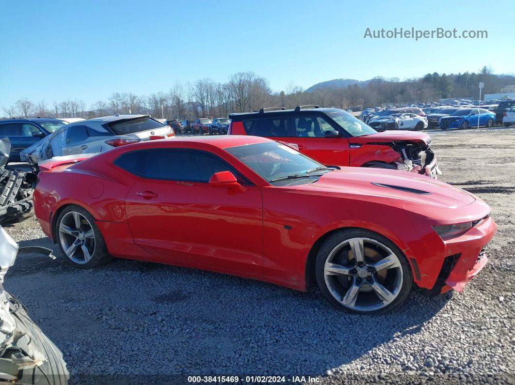 2017 Chevrolet Camaro 1ss Red vin: 1G1FF1R78H0104433