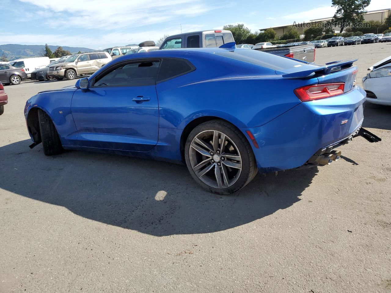 2017 Chevrolet Camaro Ss Синий vin: 1G1FF1R78H0134712