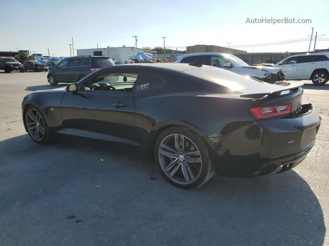 2017 Chevrolet Camaro Ss Black vin: 1G1FF1R78H0184686