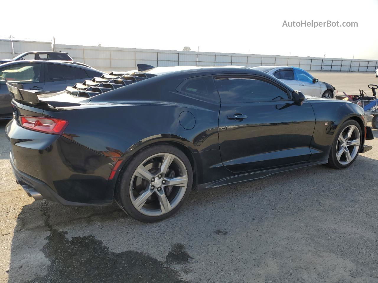 2017 Chevrolet Camaro Ss Black vin: 1G1FF1R78H0197115