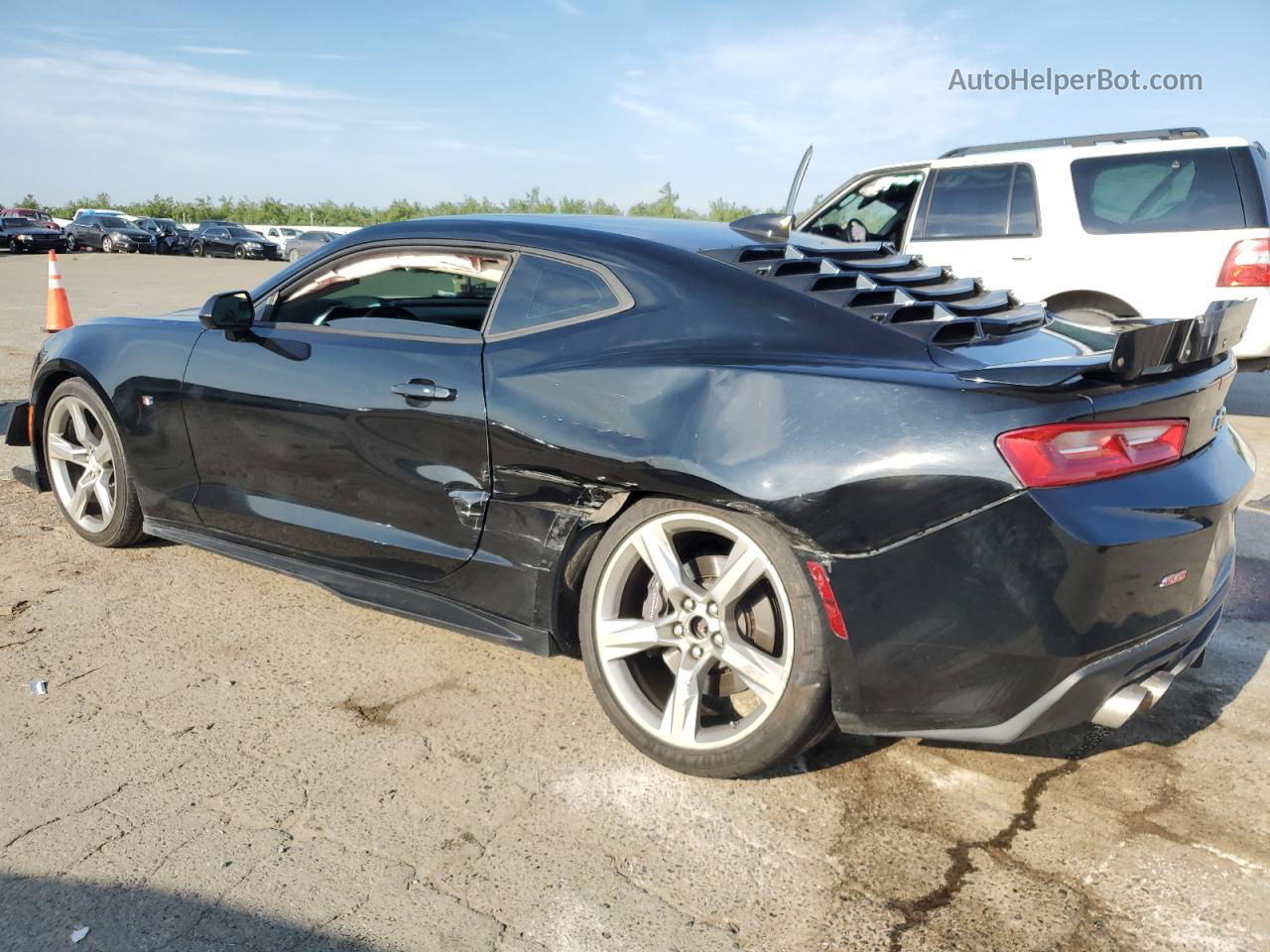 2017 Chevrolet Camaro Ss Black vin: 1G1FF1R78H0197115