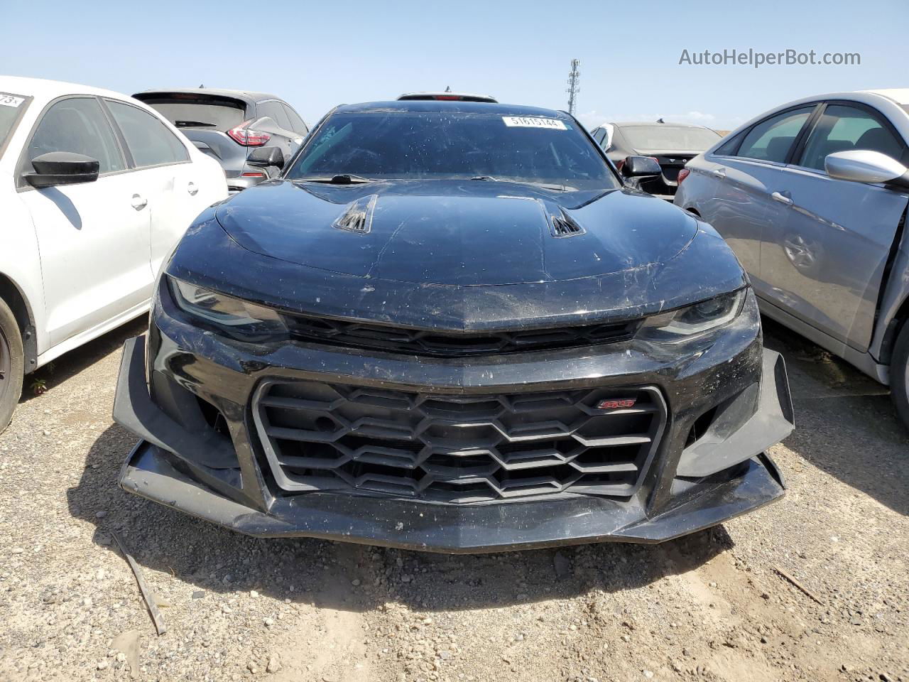 2017 Chevrolet Camaro Ss Black vin: 1G1FF1R78H0197115