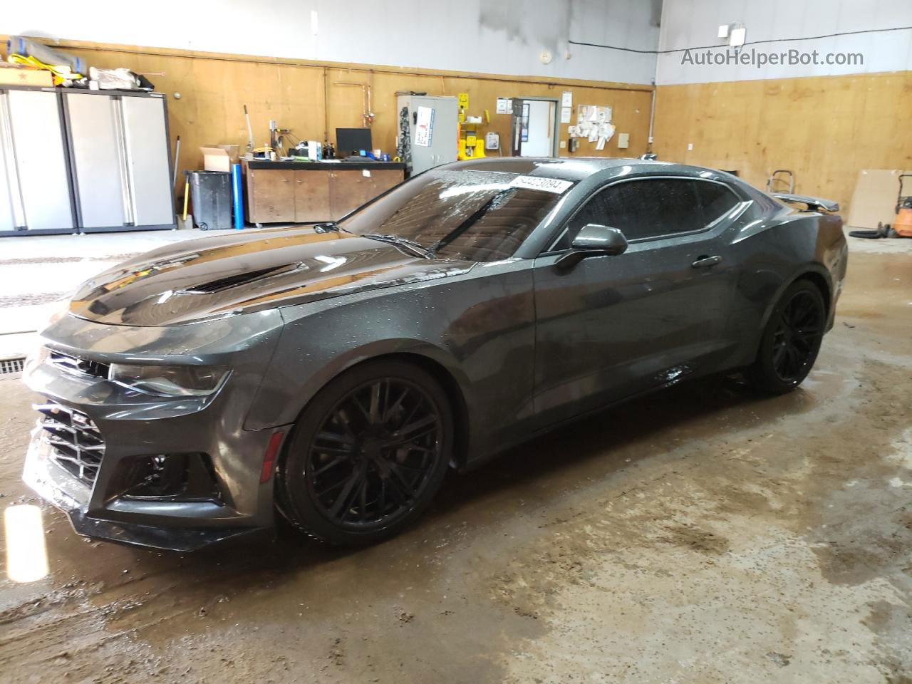 2017 Chevrolet Camaro Ss Gray vin: 1G1FF1R78H0198670