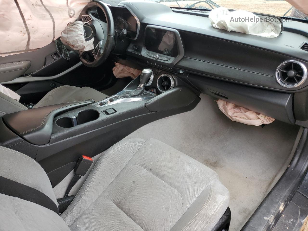 2018 Chevrolet Camaro Ss Gray vin: 1G1FF1R79J0125250
