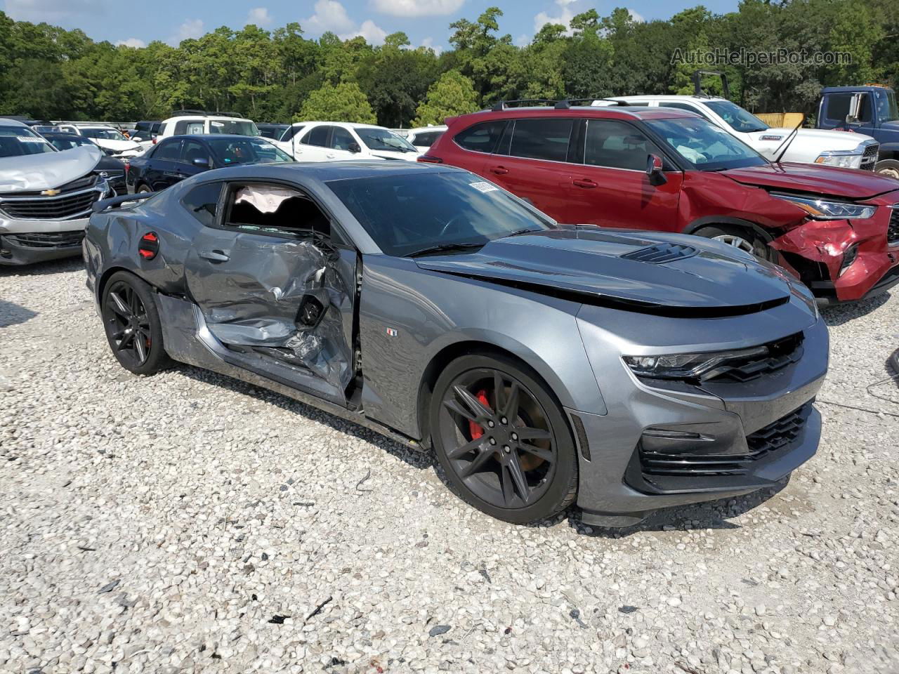 2020 Chevrolet Camaro Lz Gray vin: 1G1FF1R79L0104353