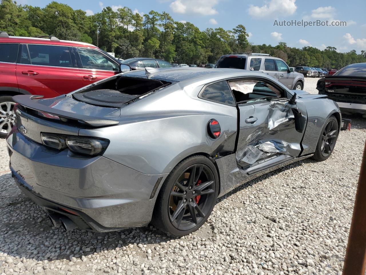 2020 Chevrolet Camaro Lz Gray vin: 1G1FF1R79L0104353