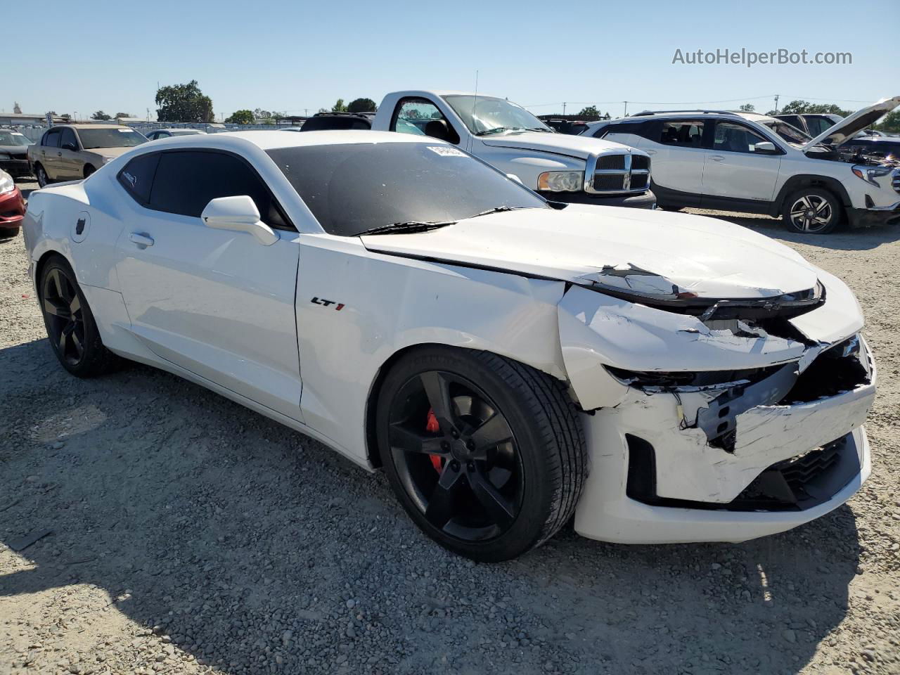 2020 Chevrolet Camaro Lz White vin: 1G1FF1R79L0107916