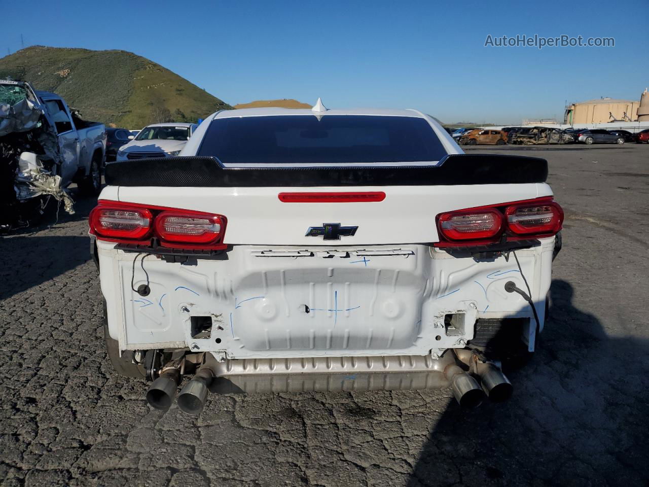 2020 Chevrolet Camaro Lz White vin: 1G1FF1R79L0132184