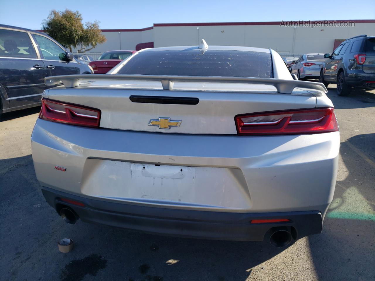 2017 Chevrolet Camaro Ss Silver vin: 1G1FF1R7XH0204730