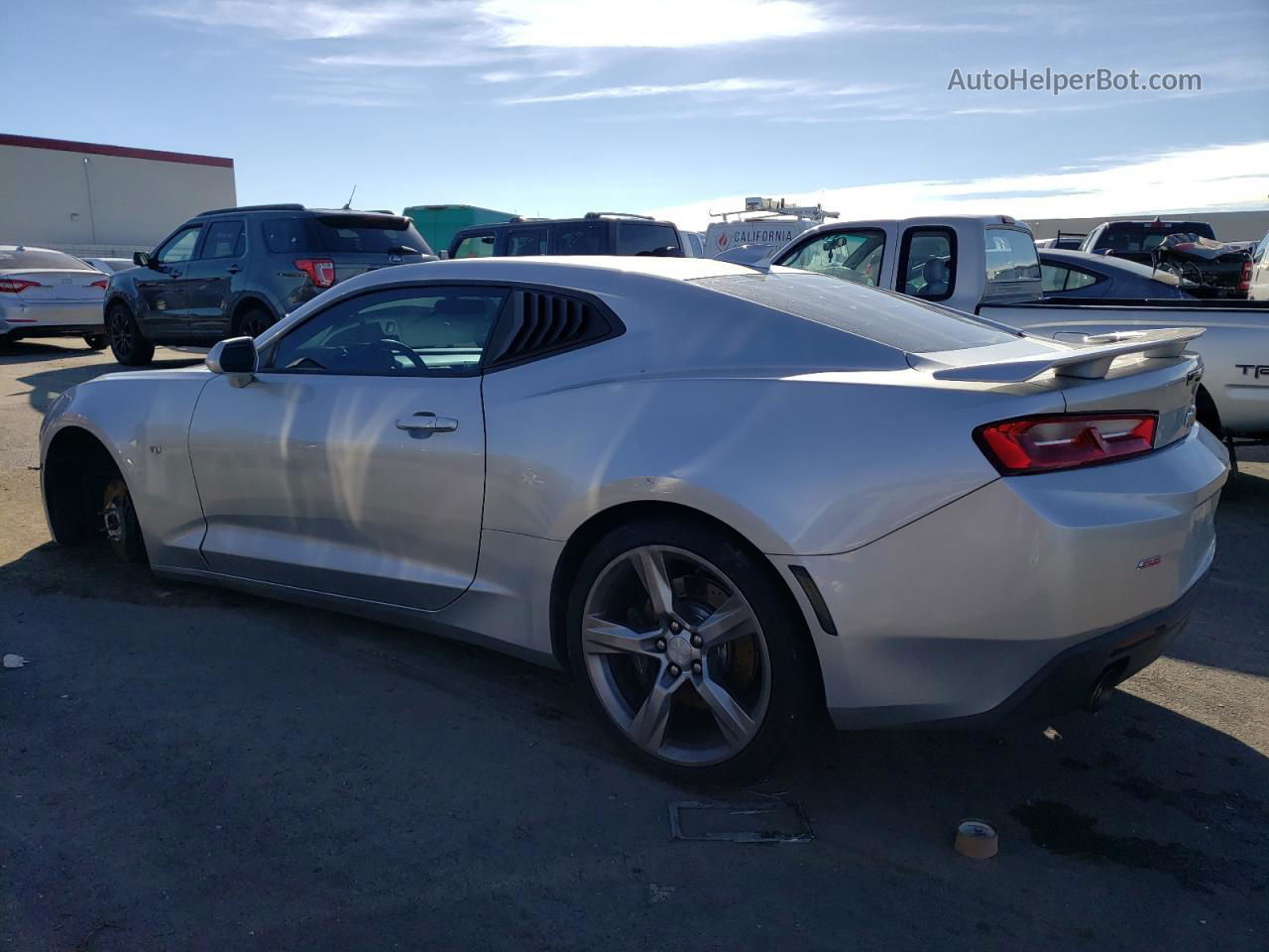 2017 Chevrolet Camaro Ss Silver vin: 1G1FF1R7XH0204730