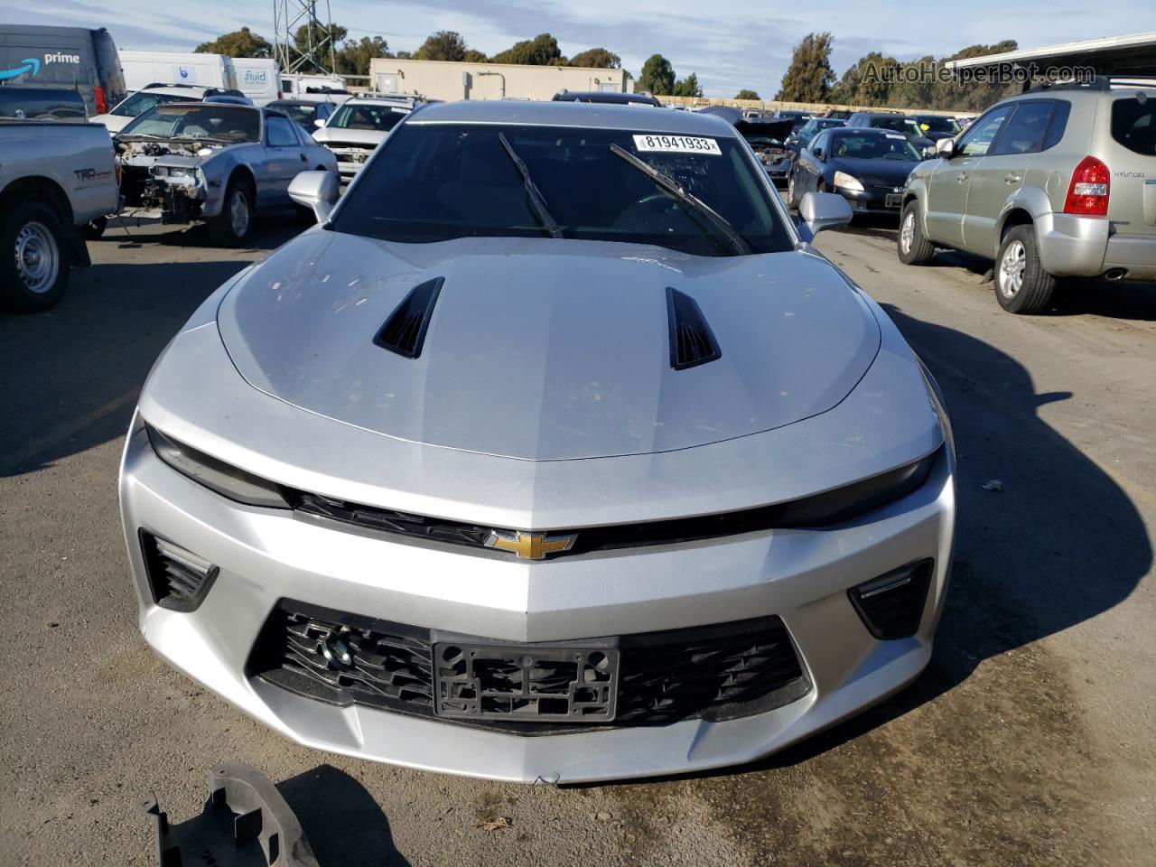 2017 Chevrolet Camaro Ss Silver vin: 1G1FF1R7XH0204730