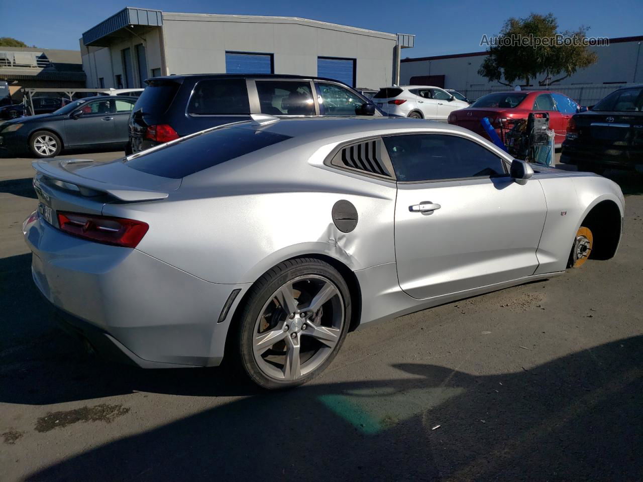 2017 Chevrolet Camaro Ss Silver vin: 1G1FF1R7XH0204730