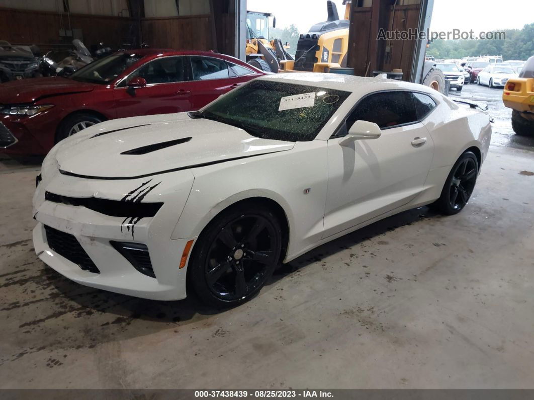 2018 Chevrolet Camaro 1ss White vin: 1G1FF1R7XJ0108635