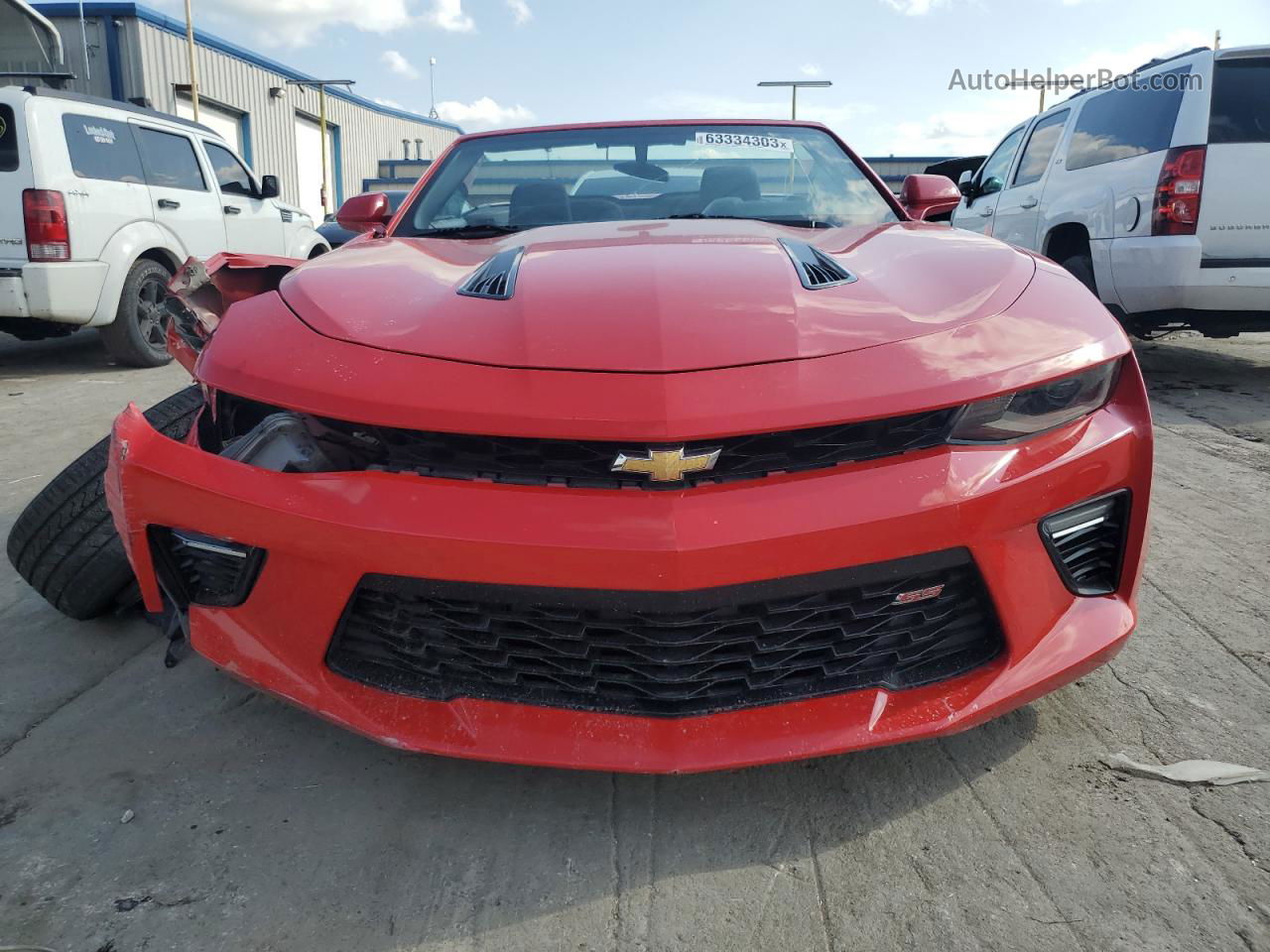 2017 Chevrolet Camaro Ss Красный vin: 1G1FF3D71H0201167