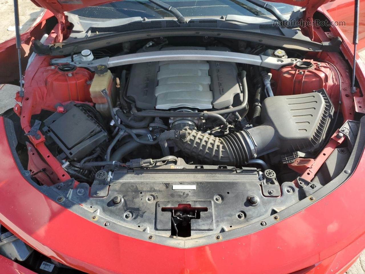 2017 Chevrolet Camaro Ss Red vin: 1G1FF3D71H0201167