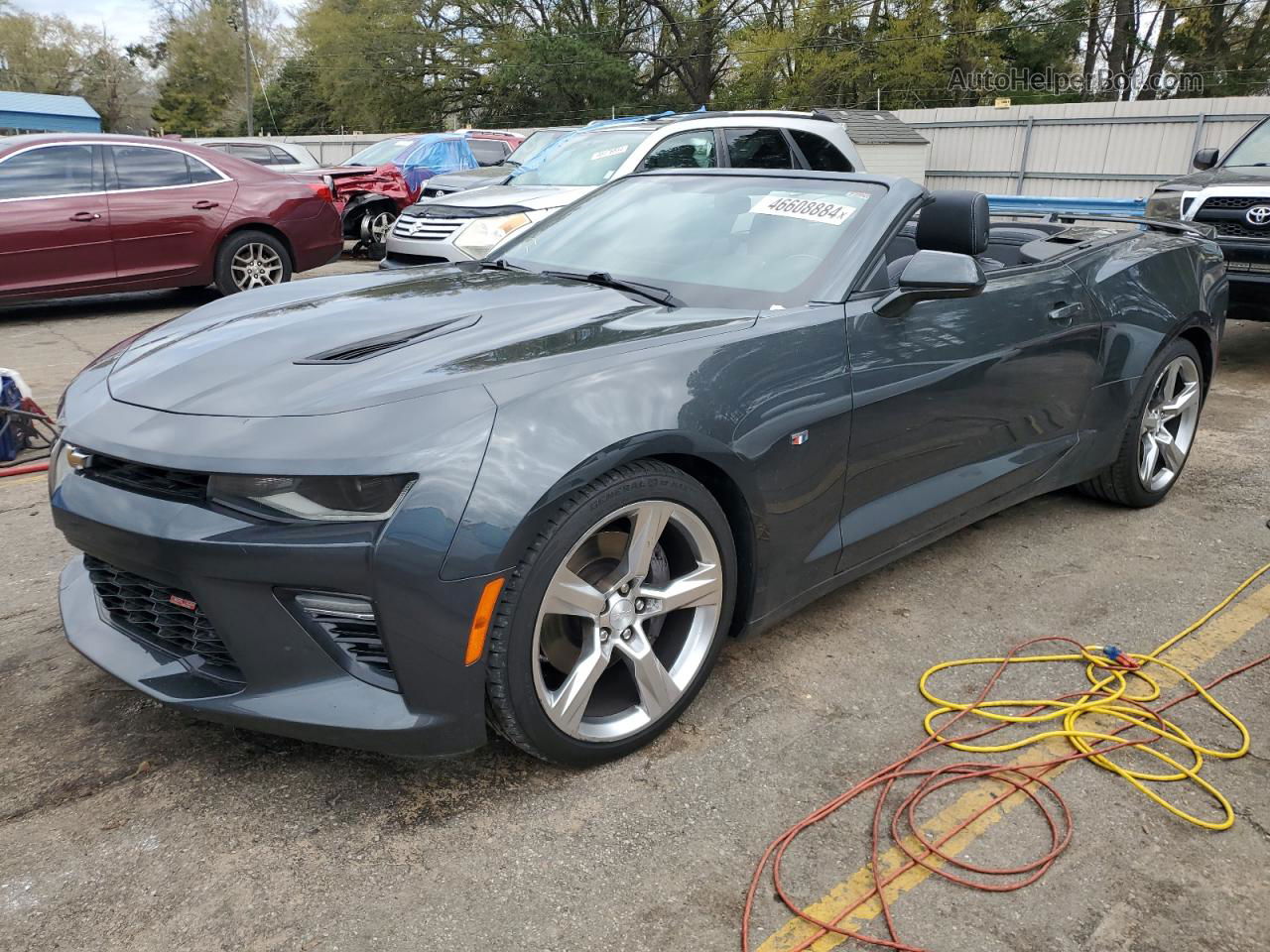 2018 Chevrolet Camaro Ss Gray vin: 1G1FF3D71J0153062