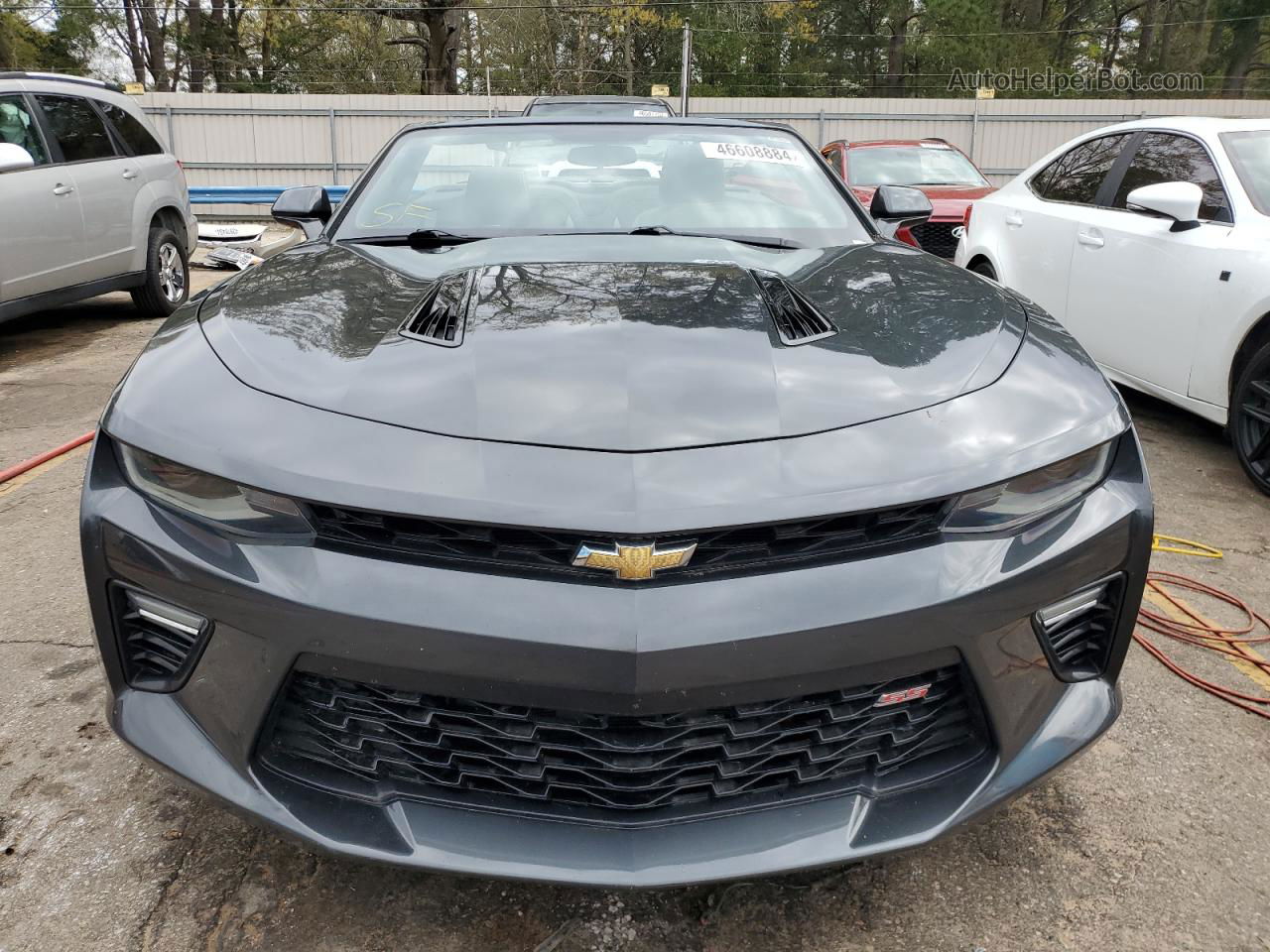 2018 Chevrolet Camaro Ss Серый vin: 1G1FF3D71J0153062