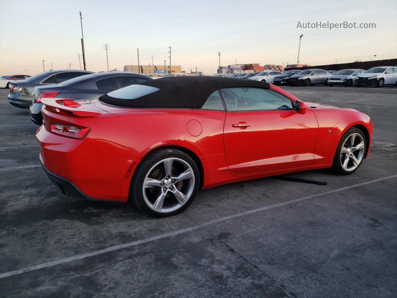 2017 Chevrolet Camaro Ss Red vin: 1G1FF3D72H0171225