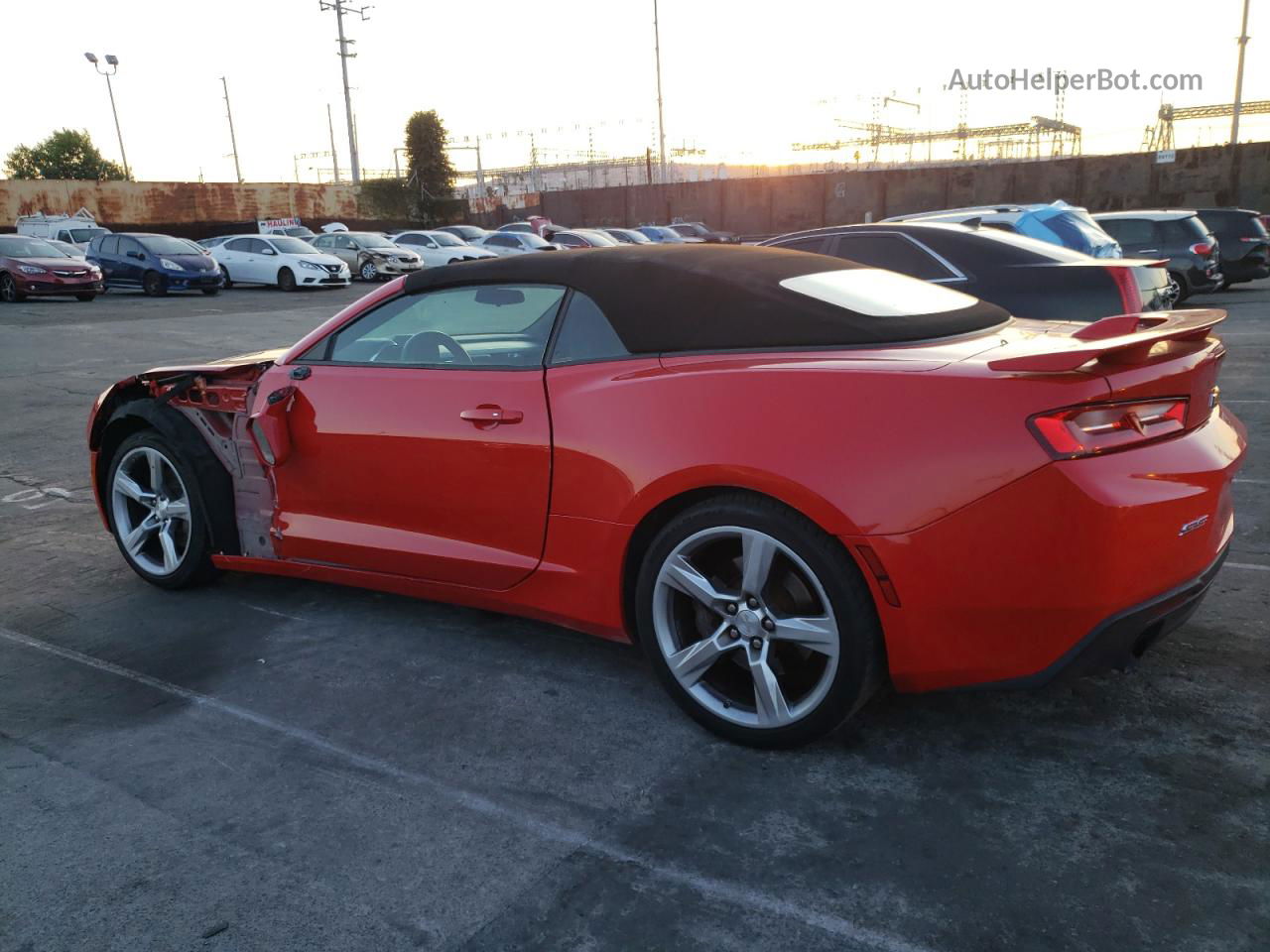 2017 Chevrolet Camaro Ss Red vin: 1G1FF3D72H0171225