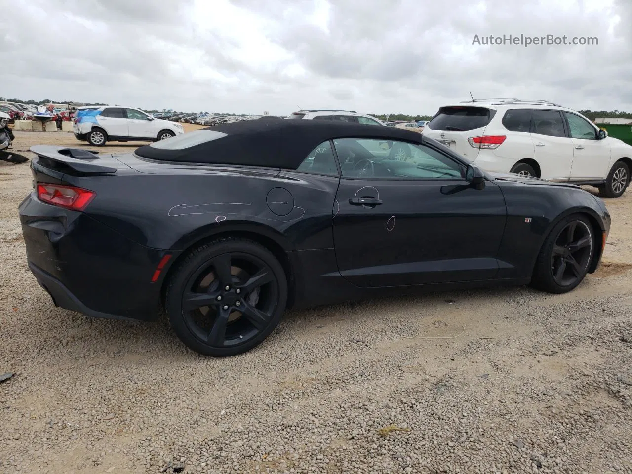 2017 Chevrolet Camaro Ss Black vin: 1G1FF3D73H0205334