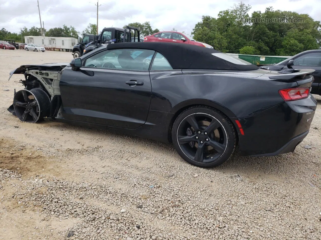 2017 Chevrolet Camaro Ss Black vin: 1G1FF3D73H0205334