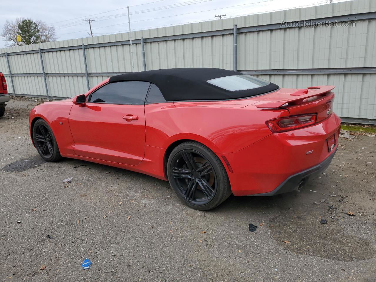 2018 Chevrolet Camaro Ss Red vin: 1G1FF3D73J0125506