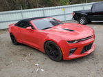 2018 Chevrolet Camaro Ss Red vin: 1G1FF3D73J0125506