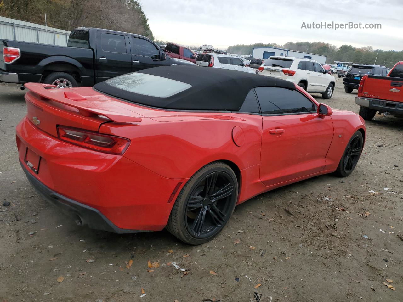 2018 Chevrolet Camaro Ss Red vin: 1G1FF3D73J0125506