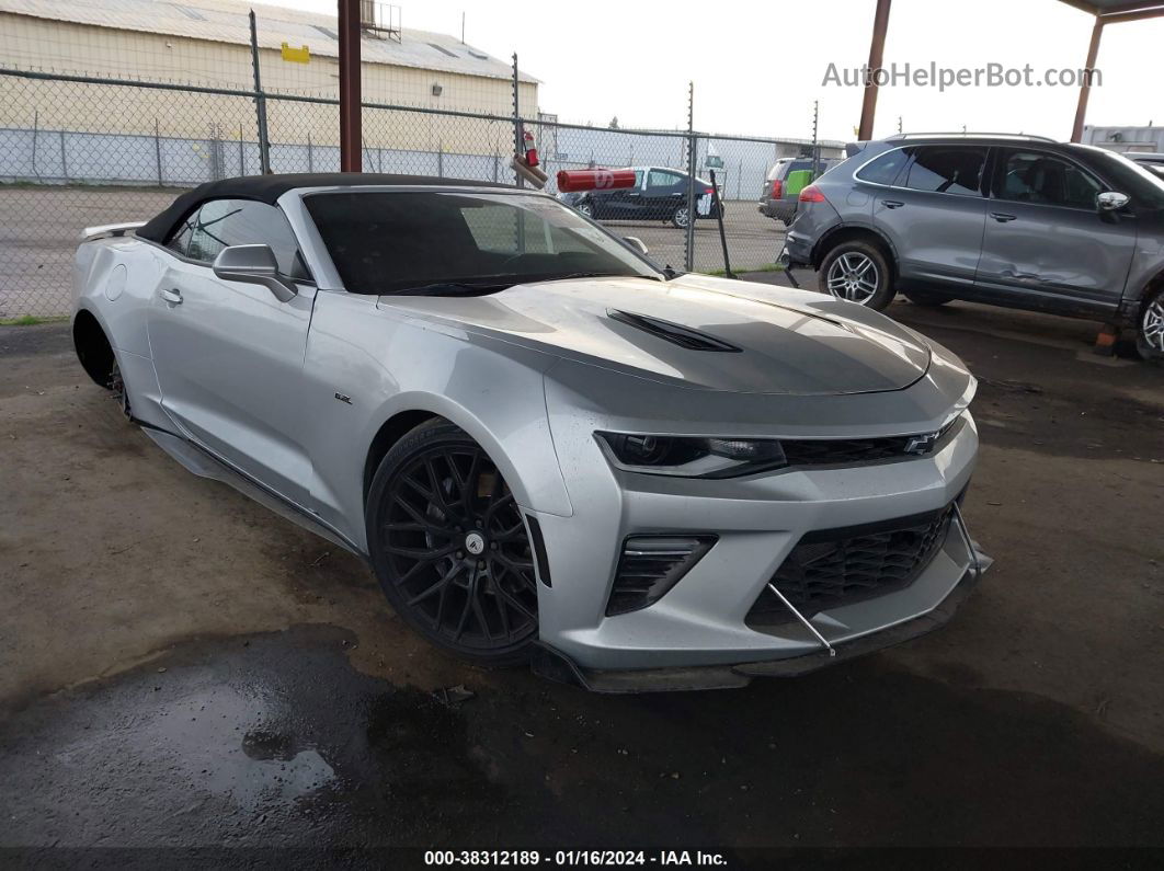 2017 Chevrolet Camaro 1ss Silver vin: 1G1FF3D74H0204841