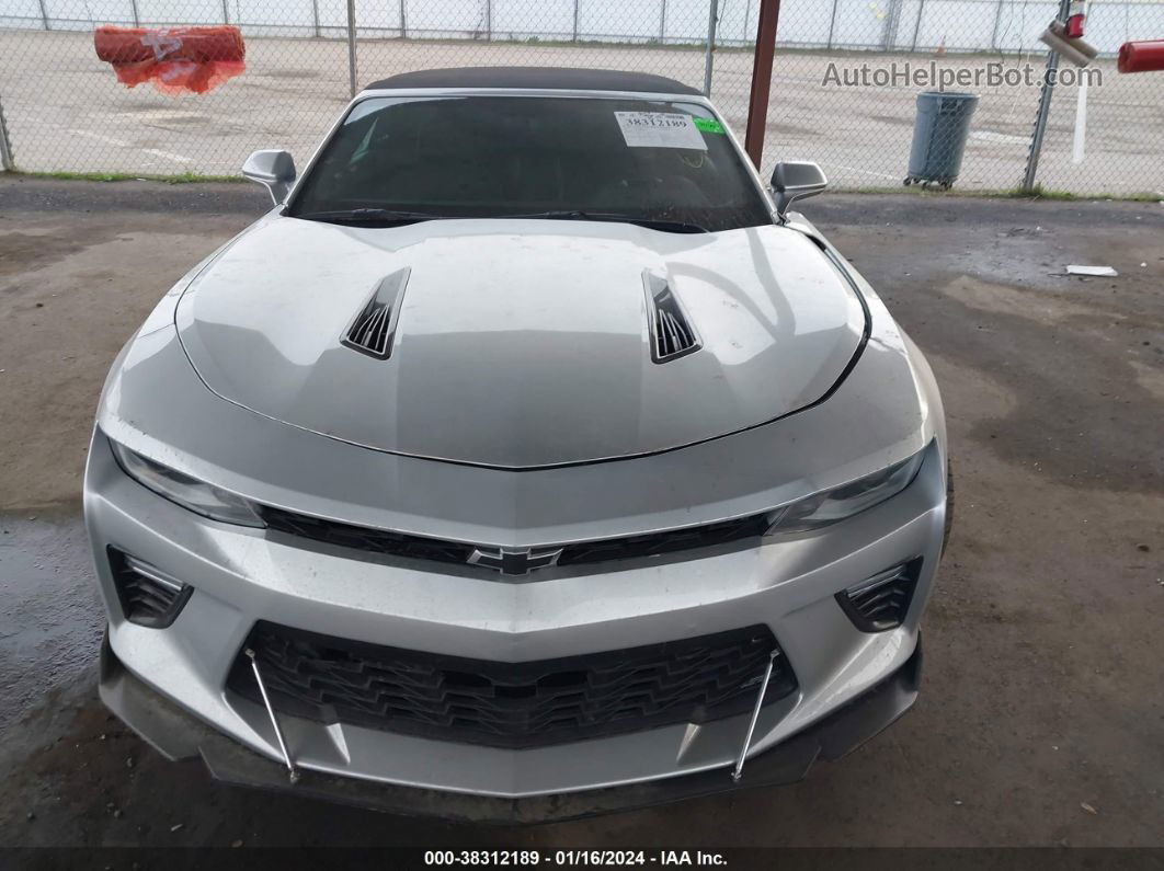 2017 Chevrolet Camaro 1ss Silver vin: 1G1FF3D74H0204841